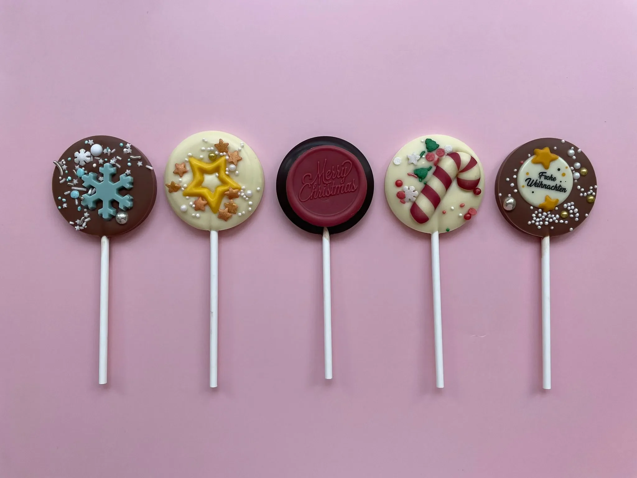 Schoko Lolly Weihnachten