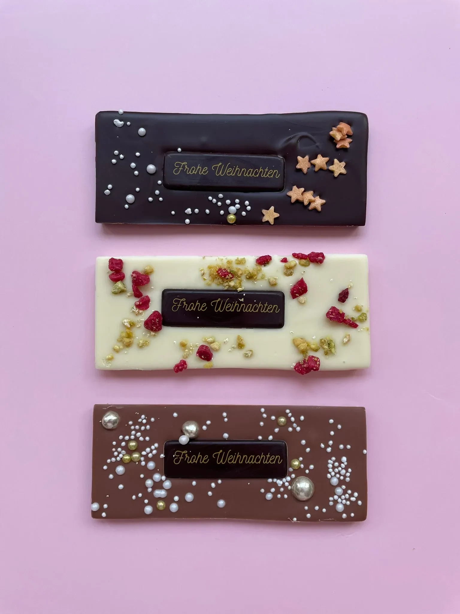 Schoko Tafel Weihnachten