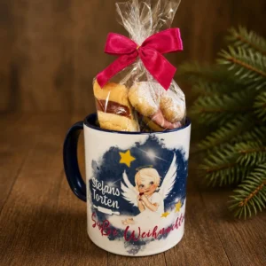 Tasse mit Keksen